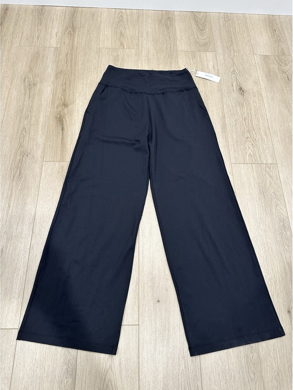 NWT Kira Grace High Waist Wide Leg Pants XL Black Pull On Comfort